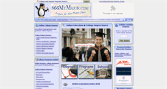 Desktop Screenshot of 866mymajor.com